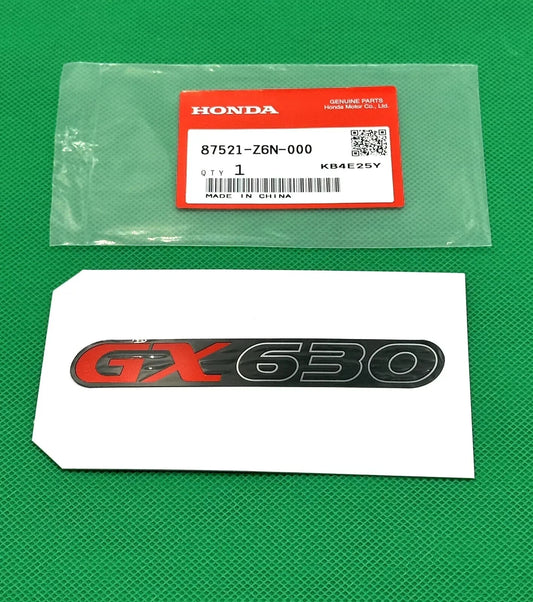 Genuine 'HONDA' & 'GX630' Stickers for GX630 Engine  87531-Z6L-000 87521-Z6N-000