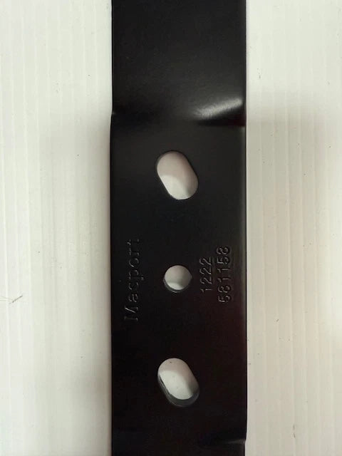 GENUINE 18 INCH MULCHER BLADE FOR MASPORT AND MORRISON MOWERS 581158 981158