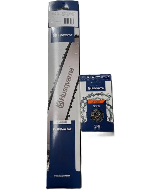 Genuine Husqvarna 120MKII/236 14' Bar &Chain 3/8LP 050 52DL 598769252 585404252