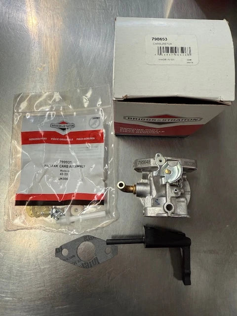 GENIUNE Carburetor Briggs & Stratton 798653 Replaces 697354 790290 791077 698860