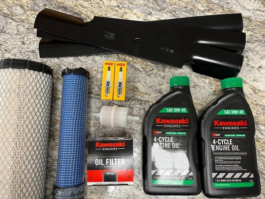Genuine Scag Patriot 61' Cut Tune Up Service Kit Plus Blades (Kawasaki FX730)