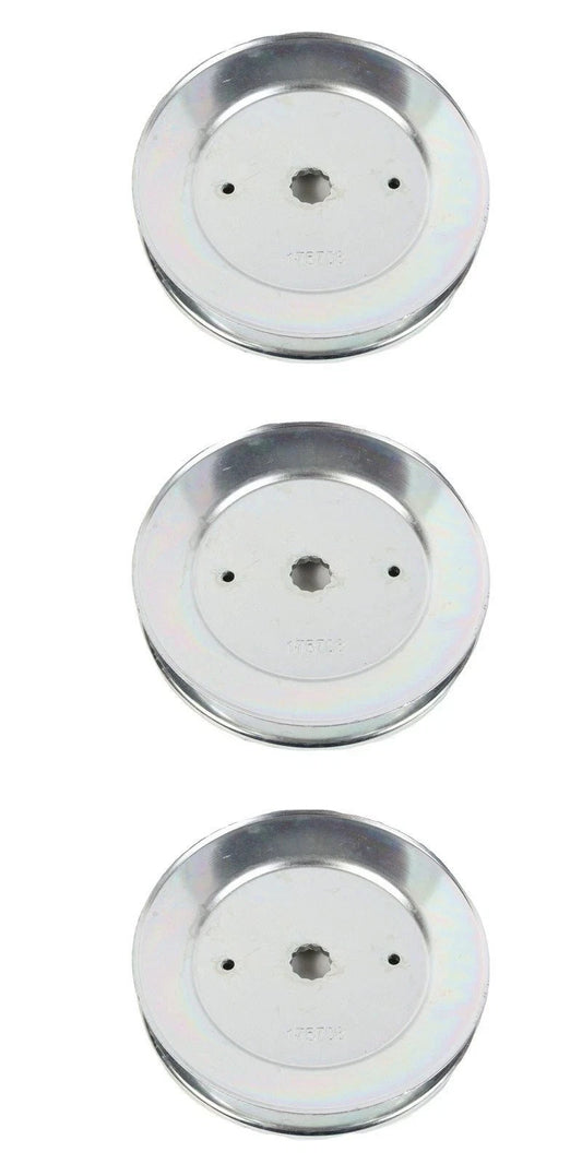3 Pack Genuine Husqvarna 532175708 Spindle Mandrel Pulley Fits Z254F MZ54