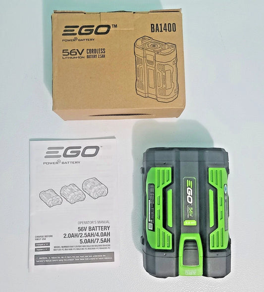 EGO BA1400T 56V 2.5Ah Power+ ARC-Lithium Battery Pack Including Fuel Gauge