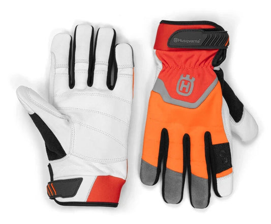 Genuine Husqvarna professional chainsaw protective  gloves (20m/s) size 8 9 10