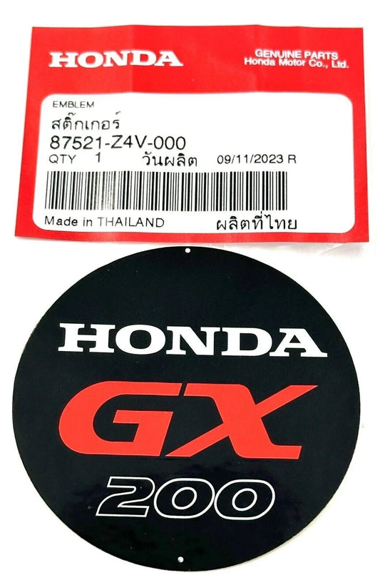 Genuine Honda 87521-Z4V-000 Recoil Starter Sticker Decal GX200