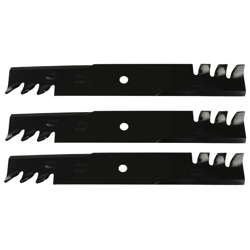 3x Gator Type Mulching Blades for 54' Hustler Mowers Fasttrak Super Duty 797712