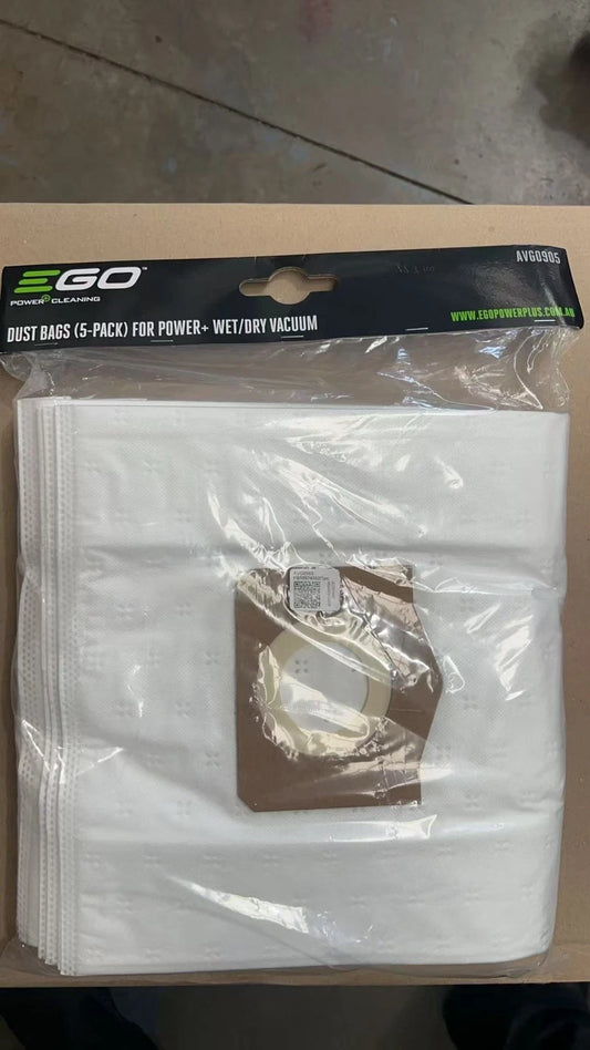 Genuine Ego Dust Bags for Wet Dry Vacuum | 5 Pack