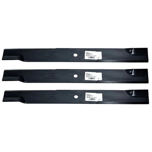 3x Low Lift Blade Fits BigDog & Hustler 72” Cut Replaces 796839 BLR8758