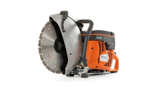 Husqvarna K770 Power Cutter Concrete Saw & 2 Pack 350mm Diamond Blade
